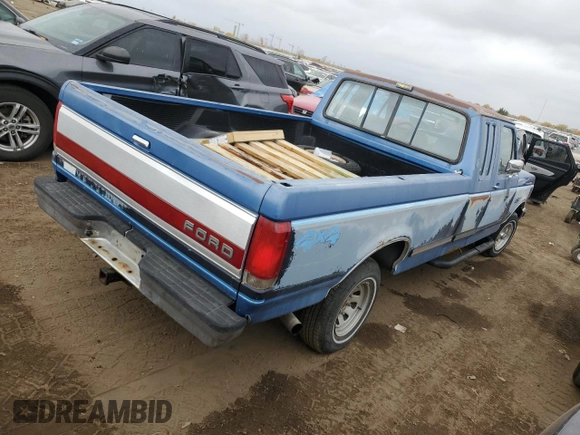 1991 Ford F-150 with VIN 1FTEX14H3MKA37996, listed as a Copart auction lot 78435714 with 340,195 mi miles and Clean Title. Bid and sale history available at carsss.com. Image 3.