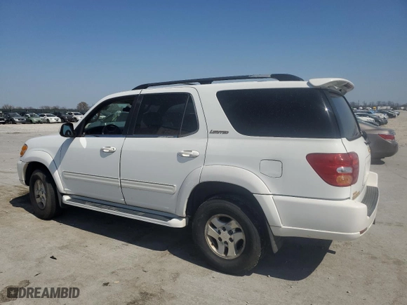 2001 Toyota Sequoia Limited with VIN 5TDBT48A71S016439, listed as a Copart auction lot 49149275 with 0 mi miles and Salvage Title. Bid and sale history available at carsss.com. Image 2.