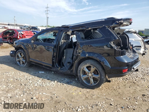 2017 Dodge Journey Crossroad Plus with VIN 3C4PDCGB8HT534860, listed as a Copart auction lot 55526345 with Not provided miles and Salvage title. Bid and sale history available at DreamBid. Image 2.