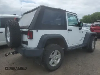 2018 Jeep Wrangler Sport S z VIN 1C4AJWAG8JL867954, wystawiony jako Copart lot #57175235 z przebiegiem 69 390 mil mil oraz Szkoda całkowita • Salvage title. Historia ofert i sprzedaży dostępna na DreamBid. Obrazek 3.