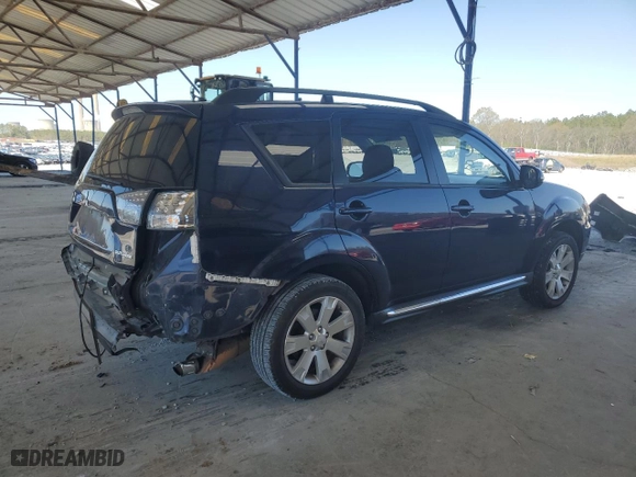 2013 Mitsubishi Outlander SE with VIN JA4JT3AW1DU020878, listed as a Copart auction lot 50308775 with 121,805 mi miles and Salvage Title. Bid and sale history available at carsss.com. Image 3.