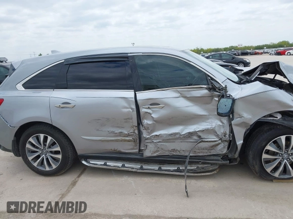 2016 Acura MDX w/Tech with VIN 5FRYD3H42GB008644, listed as a IAAI auction lot 42035686 with 96,467 mi miles. Bid and sale history available at carsss.com. Image 13.