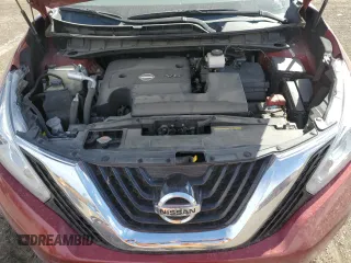 2017 Nissan Murano SL with VIN 5N1AZ2MH2HN198015, listed as a Copart auction lot 47295485 with 47,946 mi miles and Salvage Title. Bid and sale history available at carsss.com. Image 13.