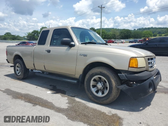 2002 Ford Ranger XL with VIN 1FTZR14V62PB37818, listed as a Copart auction lot 61508625 with 64,427 mi miles and Salvage title. Bid and sale history available at DreamBid. Image 4.