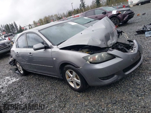 2005 Mazda 3 i with VIN JM1BK12F551282146, listed as a IAAI auction lot 41980284 with 220,345 mi miles and . Bid and sale history available at DreamBid. Image 1.