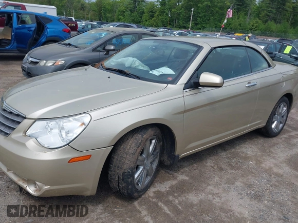 2010 Chrysler Sebring Limited z VIN 1C3BC6EV9AN122372, wystawiony jako IAAI lot #42382181 z przebiegiem 34 454 mil mil oraz . Historia ofert i sprzedaży dostępna na DreamBid. Obrazek 2.