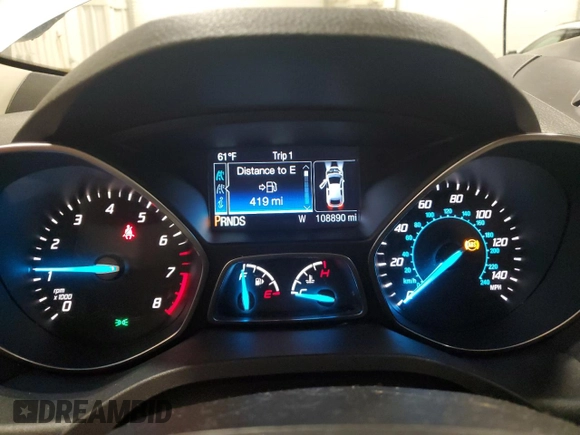 2013 Ford Escape SEL with VIN 1FMCU9HX9DUD65083, listed as a Copart auction lot 52867545 with 108,890 mi miles and Clean Title. Bid and sale history available at carsss.com. Image 9.