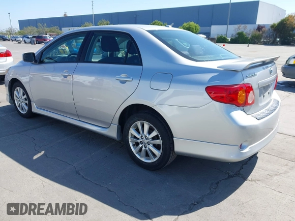 2009 Toyota Corolla with VIN 1NXBU40E69Z045543, listed as a IAAI auction lot 42201200 with 143,533 mi miles. Bid and sale history available at carsss.com. Image 3.
