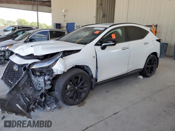 2024 Lexus NX 350 F Sport with VIN 2T2KGCEZ5RC041509, listed as a Copart auction lot 55049175 with Not provided miles and Salvage title. Bid and sale history available at DreamBid. Image 1.