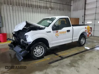 2019 Ford F-150 XL with VIN 1FTMF1CB5KKE68610, listed as a Copart auction lot 57158525 with Not provided miles and Salvage title. Bid and sale history available at DreamBid. Image 1.