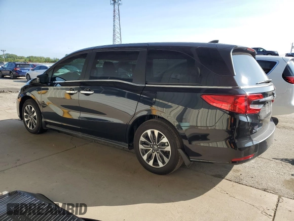 2024 Honda Odyssey EX-L with VIN 5FNRL6H64RB036234, listed as a Copart auction lot 68109994 with 106 mi miles and Salvage Title. Bid and sale history available at DreamBid. Image 2.
