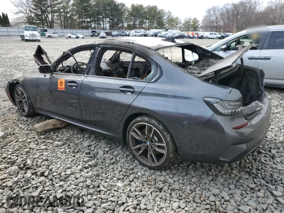 2020 BMW 3 Series M340i xDrive with VIN WBA5U9C01LA380858, listed as a Copart auction lot 45355165 with Not Provided miles and Salvage Title. Bid and sale history available at DreamBid. Image 2.