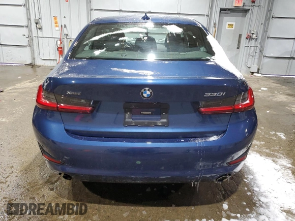 2022 BMW 3 Series 330i xDrive with VIN 3MW5R7J02N8C69694, listed as a Copart auction lot 45008325 with 0 mi miles and Salvage Title. Bid and sale history available at carsss.com. Image 6.