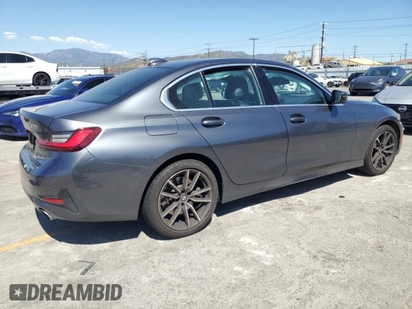 2022 BMW 3 Series 330i with VIN 3MW5R1J00N8C60621, listed as a Copart auction lot 56243465 with 71,940 mi miles and Salvage title. Bid and sale history available at DreamBid. Image 3.