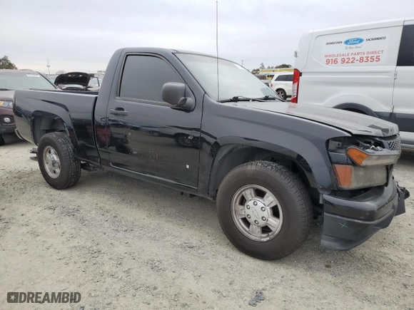 2007 Chevrolet Colorado Work Truck with VIN 1GCCS149778139964, listed as a Copart auction lot 81386524 with 207,739 mi miles and Salvage Title. Bid and sale history available at carsss.com. Image 4.