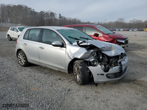 2013 Volkswagen Golf TDI w/Sunroof & Nav with VIN WVWNM7AJ2DW130973, listed as a Copart auction lot 42105645 with 162,232 mi miles and Salvage Title. Bid and sale history available at carsss.com. Image 4.
