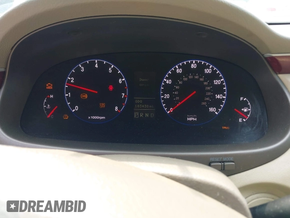 2008 Hyundai Azera Limited с VIN KMHFC46F78A265293, выставлен на аукционе IAAI как лот 42443280 с пробегом 183 430 миль миль и . История ставок и продаж доступна на DreamBid. Изображение 7.