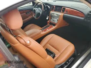2003 Lexus SC 430 with VIN JTHFN48Y030045309, listed as a Copart auction lot 59034585 with 104,167 mi miles and Salvage title. Bid and sale history available at DreamBid. Image 8.