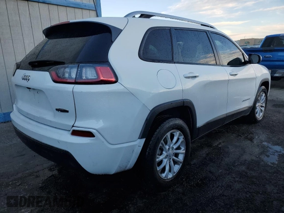 2021 Jeep Cherokee Latitude with VIN 1C4PJLCB1MD164091, listed as a Copart auction lot 47351735 with 55,812 mi miles and Clean Title. Bid and sale history available at carsss.com. Image 3.