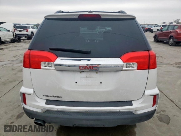 2016 GMC Terrain SLE with VIN 2GKALNEKXG6196277, listed as a Copart auction lot 45814505 with 116,126 mi miles and Salvage Title. Bid and sale history available at carsss.com. Image 6.