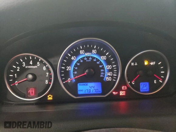 2009 Hyundai Veracruz Limited with VIN KM8NU13C49U079079, listed as a Copart auction lot 80342684 with 173,170 mi miles and Clean title. Bid and sale history available at DreamBid. Image 9.