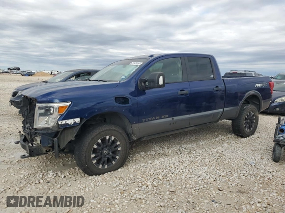 2017 Nissan Titan XD SV with VIN 1N6BA1F40HN570971, listed as a Copart auction lot 81420364 with 134,494 mi miles and Clean Title. Bid and sale history available at carsss.com. Image 1.
