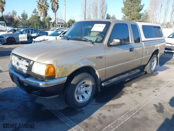 2002 Ford Ranger XL Fleet with VIN 1FTYR44U82PA96662, listed as a IAAI auction lot 41450480 with 275,469 mi miles. Bid and sale history available at carsss.com. Image 2.