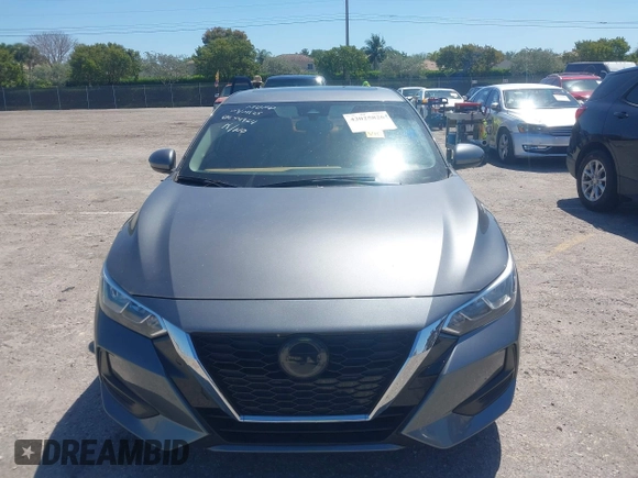 2022 Nissan Sentra SV with VIN 3N1AB8CV8NY254964, listed as a IAAI auction lot 42025826 with 24,993 mi miles. Bid and sale history available at carsss.com. Image 12.
