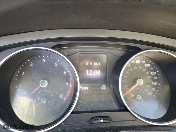 2021 Volkswagen Tiguan S with VIN 3VV1B7AX5MM063179, listed as a Copart auction lot 81851344 with 72,388 mi miles and Salvage Title. Bid and sale history available at carsss.com. Image 9.