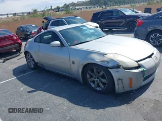2003 Nissan 350Z Touring with VIN JN1AZ34E43T010781, listed as a IAAI auction lot 42164130 with 181,016 mi miles. Bid and sale history available at carsss.com. Image 1.