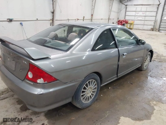2005 Honda Civic Cpe EX with VIN 1HGEM22995L049710, listed as a IAAI auction lot 42028268 with 167,449 mi miles. Bid and sale history available at carsss.com. Image 4.