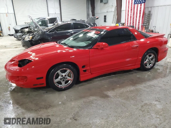 2002 Pontiac Firebird Firebird with VIN 2G2FS22K722137649, listed as a Copart auction lot 44795985 with 92,573 mi miles and Salvage title. Bid and sale history available at DreamBid. Image 1.