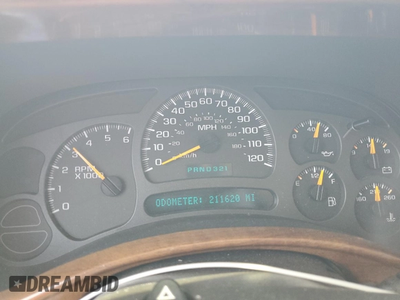 2003 Chevrolet Suburban LT with VIN 1GNEC16Z93J261285, listed as a Copart auction lot 61180305 with 211,620 mi miles and Non repairable. Bid and sale history available at DreamBid. Image 9.