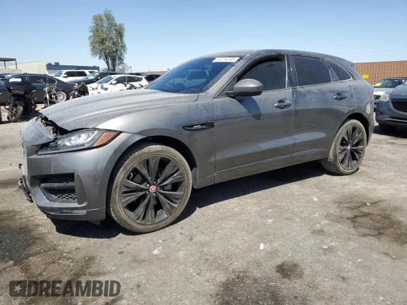 2017 Jaguar F-Pace 35t R-Sport with VIN SADCL2BV2HA058923, listed as a Copart auction lot 52214245 with 115,720 mi miles and Salvage title. Bid and sale history available at DreamBid. Image 1.