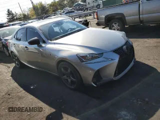 2020 Lexus IS 300 F Sport with VIN JTHG81F28L5043173, listed as a Copart auction lot 76475844 with 27,083 mi miles and Salvage title. Bid and sale history available at DreamBid. Image 4.