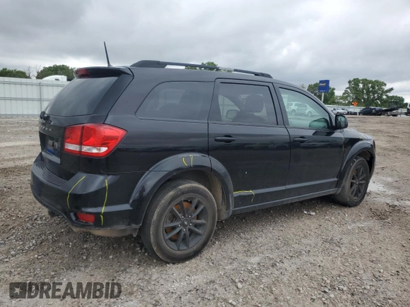 2019 Dodge Journey SE z VIN 3C4PDCBB1KT798081, wystawiony jako Copart lot #58491395 z przebiegiem 102 740 mil mil oraz Szkoda całkowita • Salvage title. Historia ofert i sprzedaży dostępna na DreamBid. Obrazek 3.