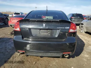 2008 Pontiac G8 with VIN 6G2ER57758L122804, listed as a Copart auction lot 43615105 with 56,235 mi miles and Salvage Title. Bid and sale history available at carsss.com. Image 6.