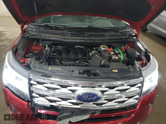 2018 Ford Explorer Limited with VIN 1FM5K8F80JGB43840, listed as a Copart auction lot 59131435 with 98,403 mi miles and Salvage title. Bid and sale history available at DreamBid. Image 12.