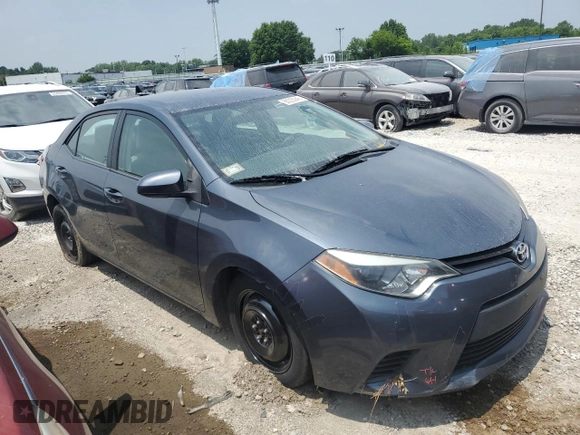 2014 Toyota Corolla L with VIN 2T1BURHE2EC080044, listed as a Copart auction lot 60225945 with 107,199 mi miles and Salvage title. Bid and sale history available at DreamBid. Image 4.