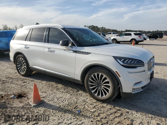 2020 Lincoln Aviator Reserve with VIN 5LM5J7WC1LGL27010, listed as a Copart auction lot 48890555 with 95,874 mi miles and Clean title. Bid and sale history available at DreamBid. Image 4.