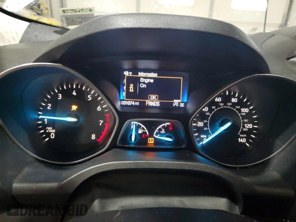 2017 Ford Escape Titanium with VIN 1FMCU9JD9HUC58945, listed as a Copart auction lot 52341485 with 31,074 mi miles and Salvage Title. Bid and sale history available at carsss.com. Image 9.