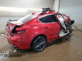 2020 Acura ILX w/Premium/A-SPEC Pkg with VIN 19UDE2F80LA000303, listed as a Copart auction lot 44539955 with 0 mi miles and Non Repairable. Bid and sale history available at carsss.com. Image 3.