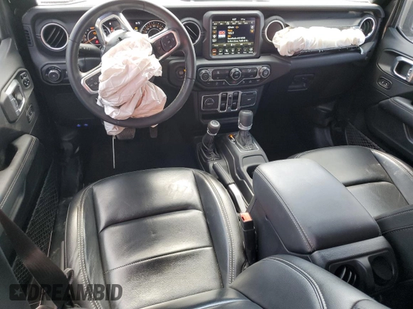 2021 Jeep Wrangler Unlimited Sahara с VIN 1C4HJXEN9MW574788, выставлен на аукционе Copart как лот 55109505 с пробегом 21 974 миль миль и Списание • Salvage title. История ставок и продаж доступна на DreamBid. Изображение 8.