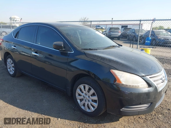 2014 Nissan Sentra SV with VIN 3N1AB7AP7EL673237, listed as a IAAI auction lot 42112309 with 161,705 mi miles and . Bid and sale history available at DreamBid. Image 1.