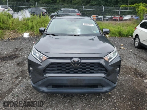 2019 Toyota RAV4 XLE with VIN 2T3P1RFVXKC026527, listed as a Copart auction lot 63665935 with 61,056 mi miles and Salvage title. Bid and sale history available at DreamBid. Image 5.