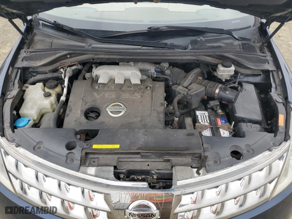 2007 Nissan Murano SL with VIN JN8AZ08W87W650242, listed as a Copart auction lot 46072315 with 93,758 mi miles and Salvage Title. Bid and sale history available at carsss.com. Image 12.