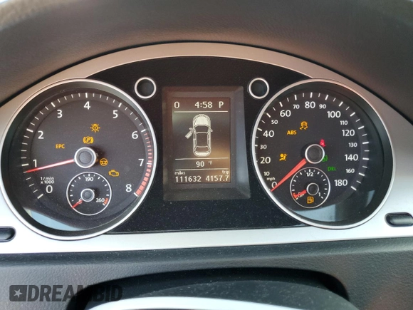 2010 Volkswagen CC Sport with VIN WVWMN7AN6AE557778, listed as a Copart auction lot 72707224 with 111,632 mi miles and Salvage Title. Bid and sale history available at carsss.com. Image 9.