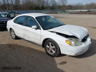 2003 Ford Taurus SE Standard with VIN 1FAFP53U73A107231, listed as a IAAI auction lot 41826418 with 123,774 mi miles. Bid and sale history available at carsss.com. Image 1.
