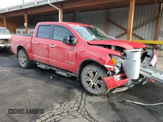 2021 Nissan Titan SV with VIN 1N6AA1ED0MN510017, listed as a Copart auction lot 55466215 with 38,556 mi miles and Salvage title. Bid and sale history available at DreamBid. Image 4.