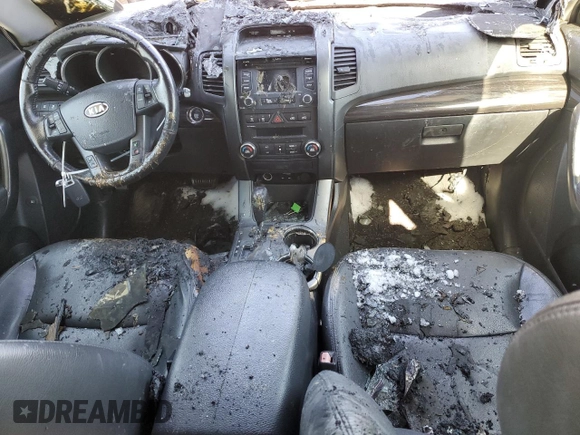2012 Kia Sorento EX with VIN 5XYKU3A64CG224209, listed as a Copart auction lot 46078525 with 0 mi miles and Salvage Title. Bid and sale history available at carsss.com. Image 8.